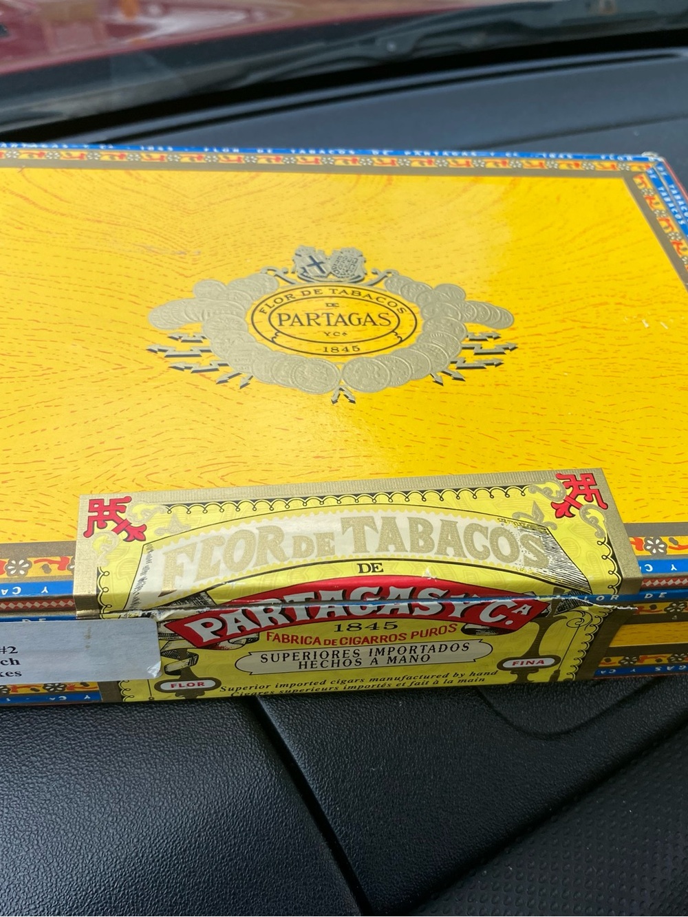 Yellow Decorative Cigar Box - Bright Yellow Home Accent